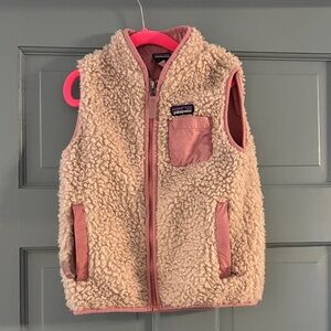 Patagonia Girls Fleece Vest Size 5T